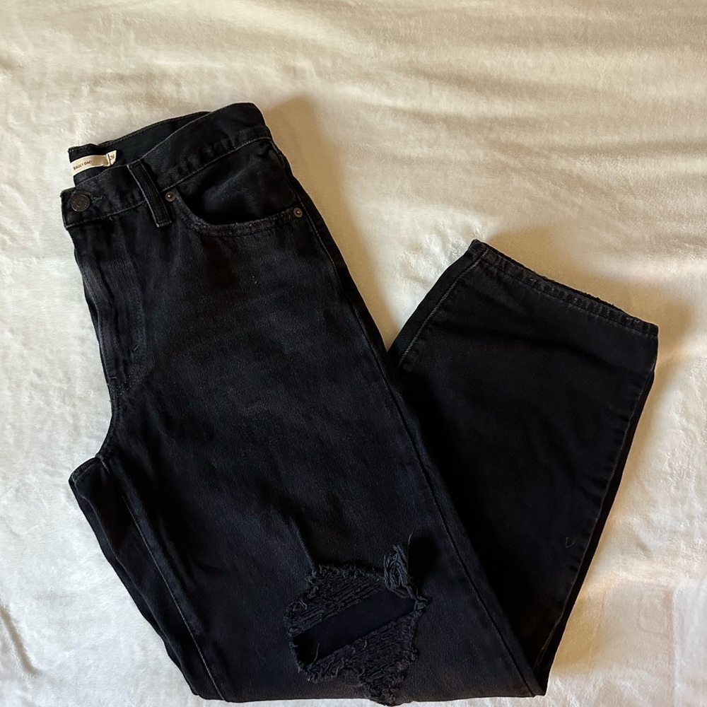 Women’s Levi’s Distressed “Baggy Dad” Jeans